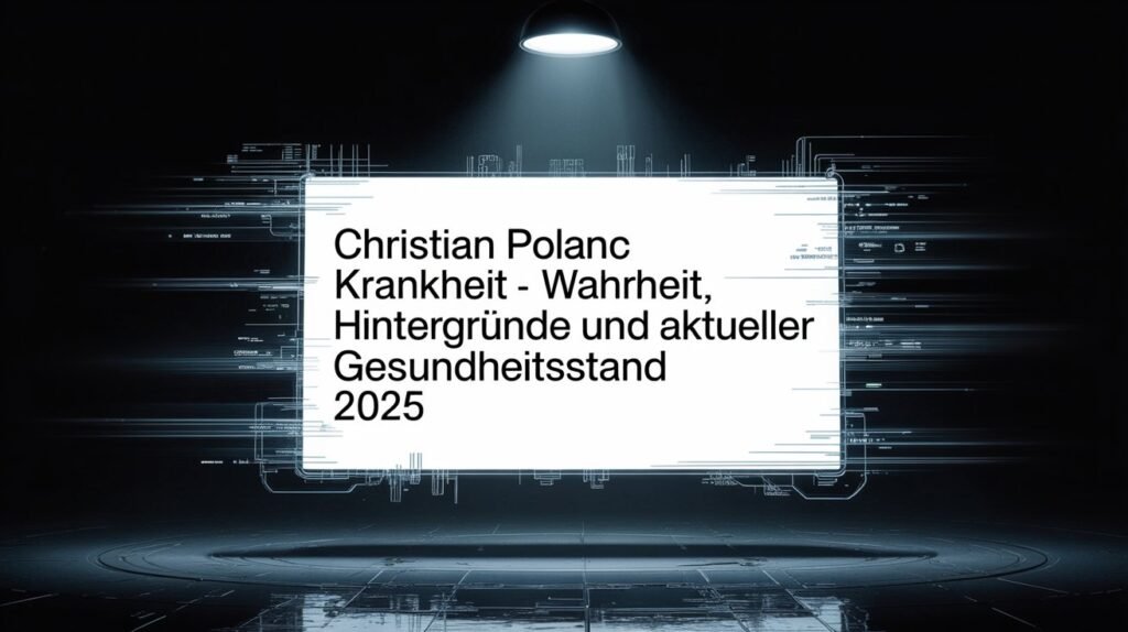 Christian Polanc Krankheit – Wahrheit, Hintergründe und aktueller Gesundheitsstand 2025